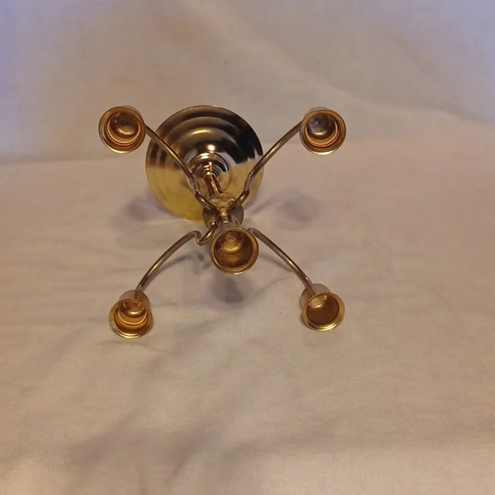 Elegant Gold Candelabra Vintage Home Interiors